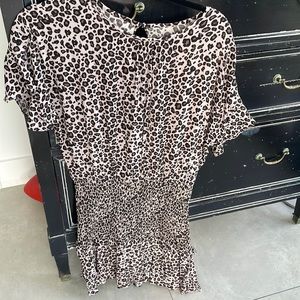 Bloomingdale’s Aqua Brand Leopard Dress size small